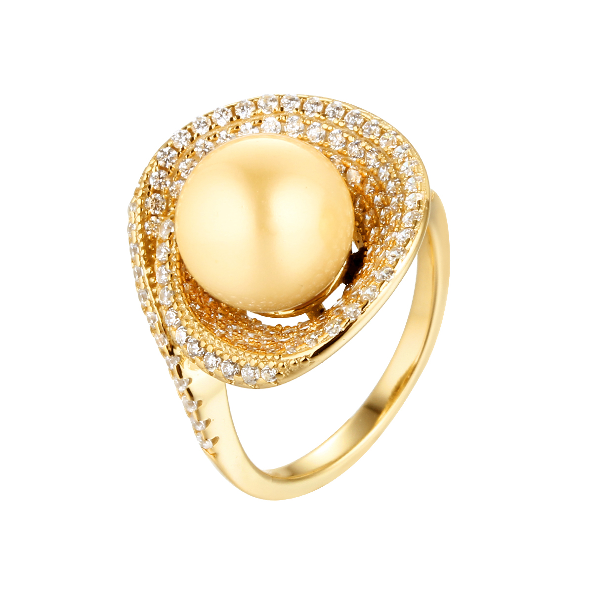 Кольцо Golden Pearl