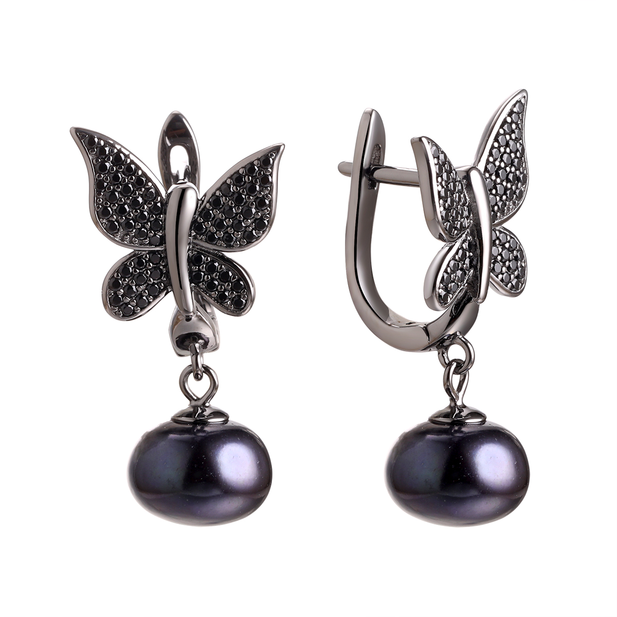 Серьги Black&white