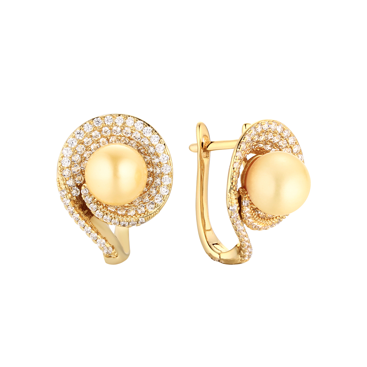 Серьги Golden Pearl