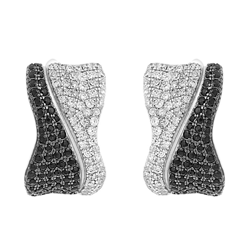 Серьги Black&white