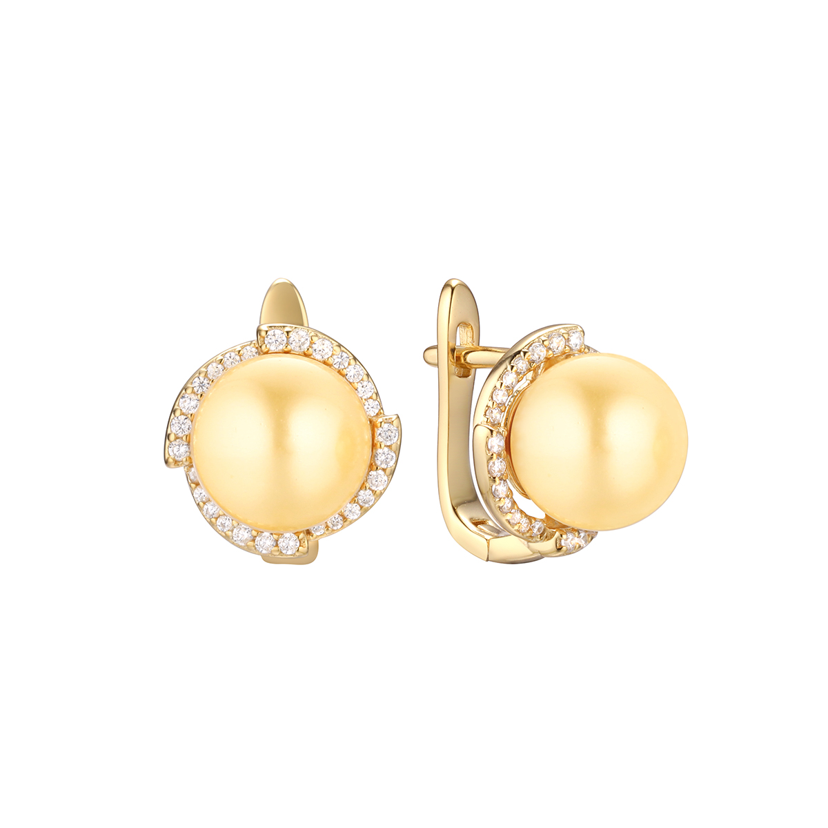 Серьги Golden Pearl