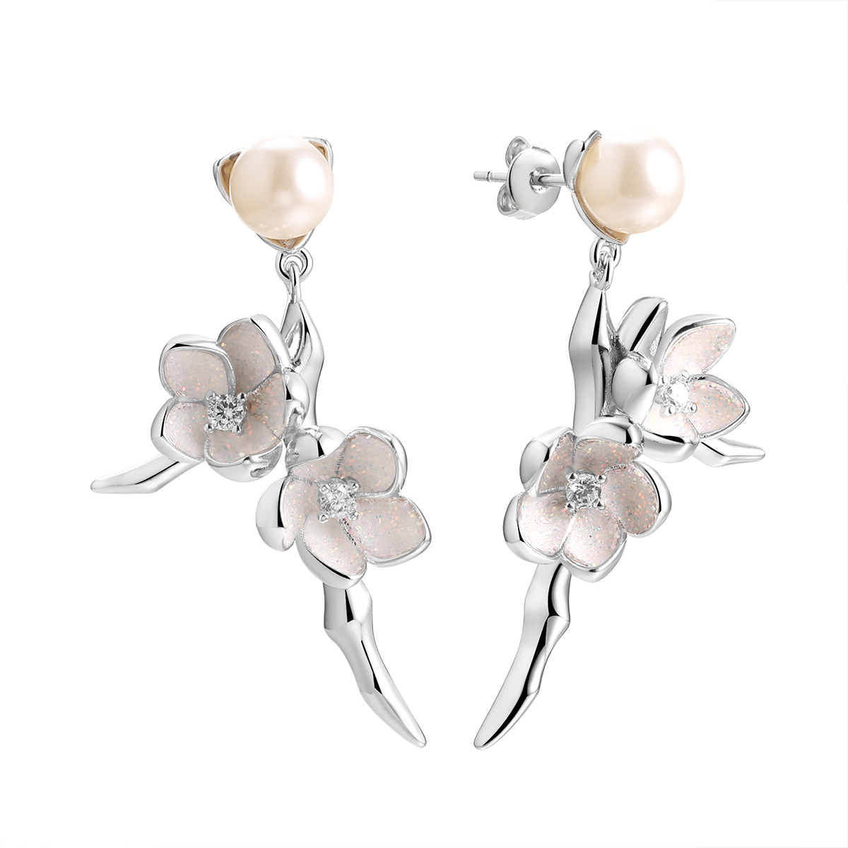 Серьги Flower
