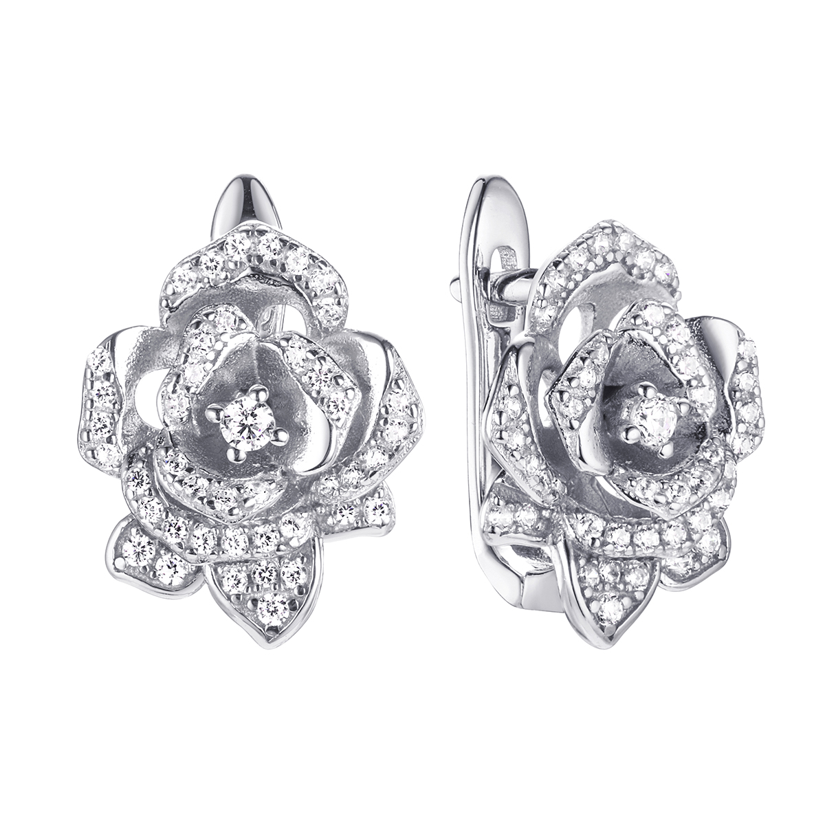 Серьги Flower