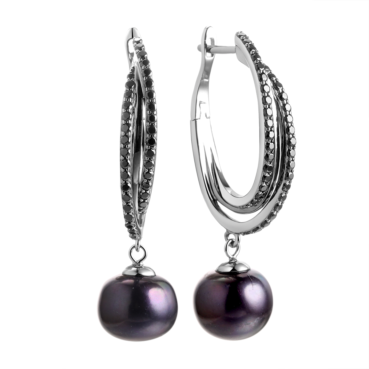 Серьги Black&white